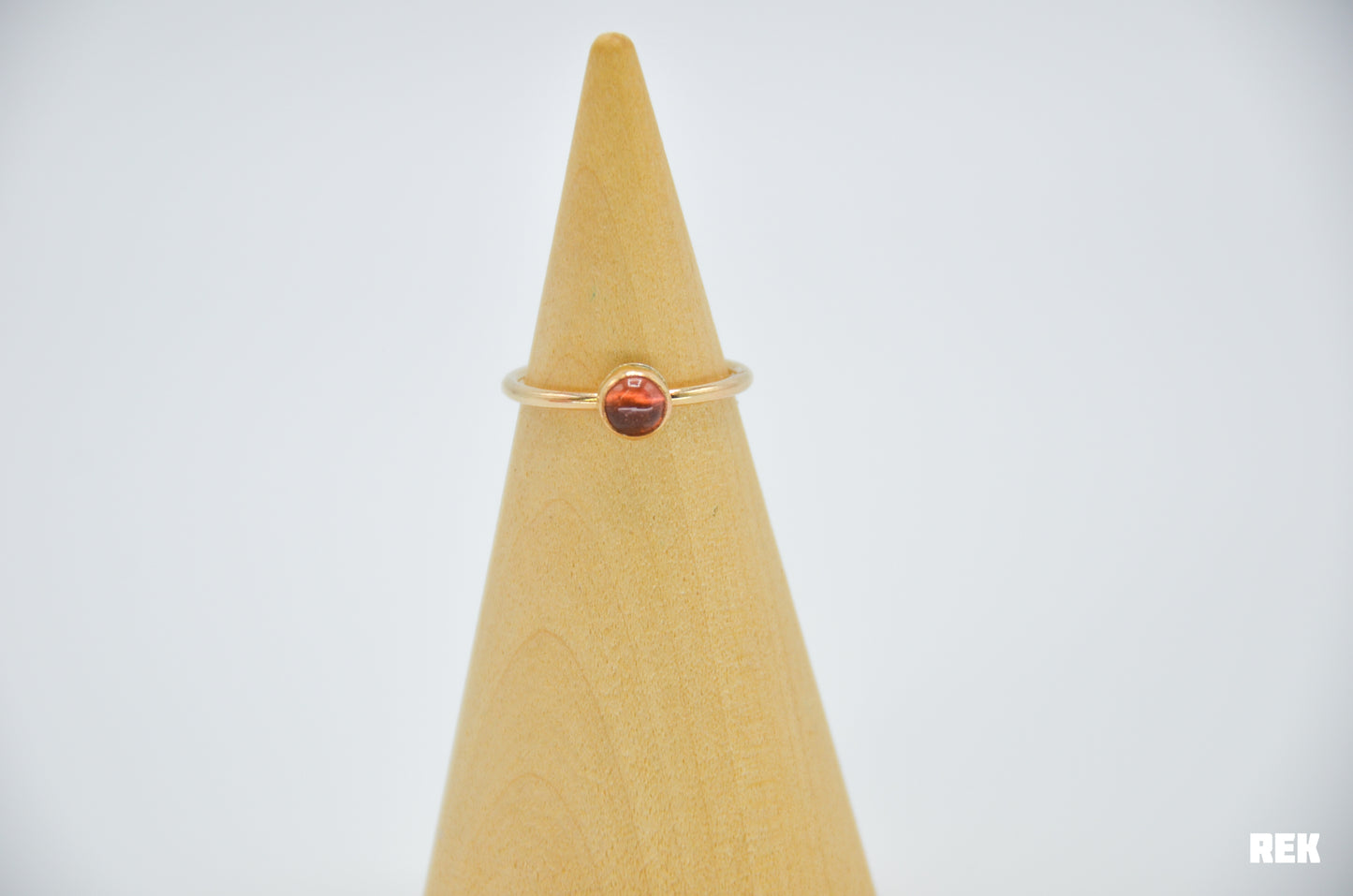 Gold Fill Pink Tourmaline size 7