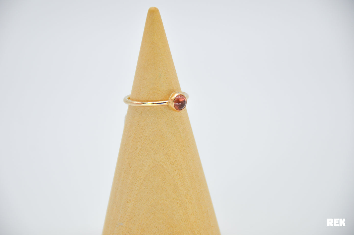 Gold Fill Pink Tourmaline size 7