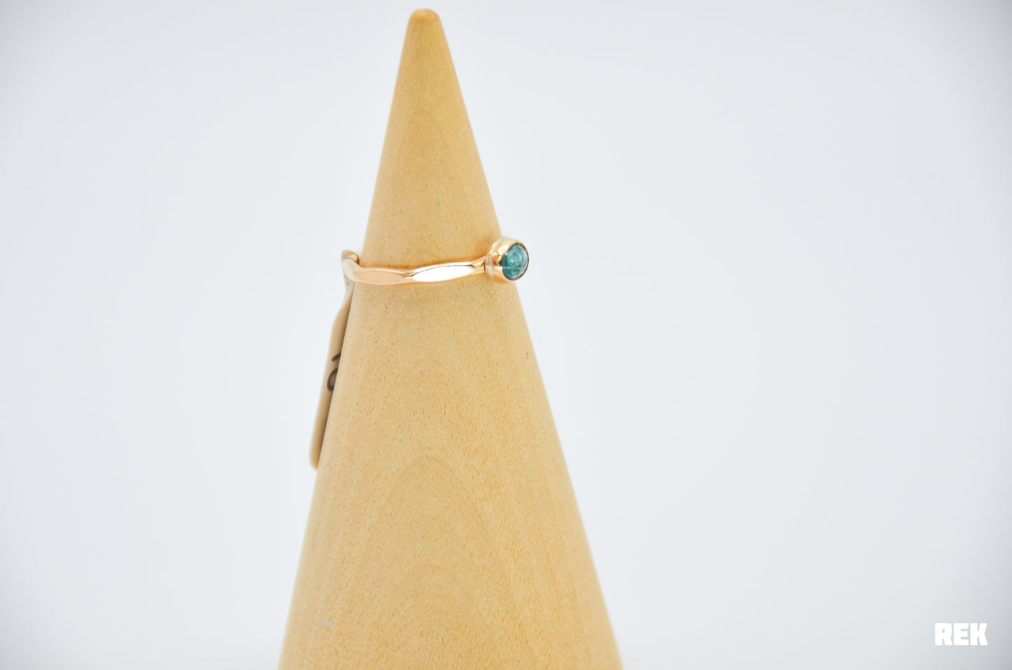 Gold Fill Blue Paraiba Tourmaline Size 6.25