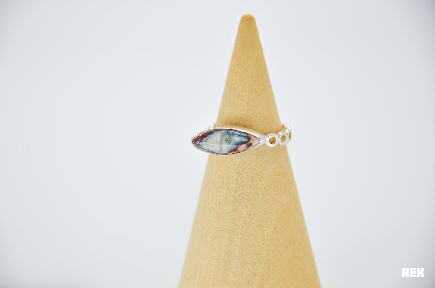 Marquise Mexican Fire Opal size 8