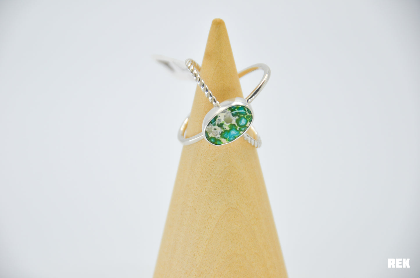 Large X band Sonoran gold turquoise size 7