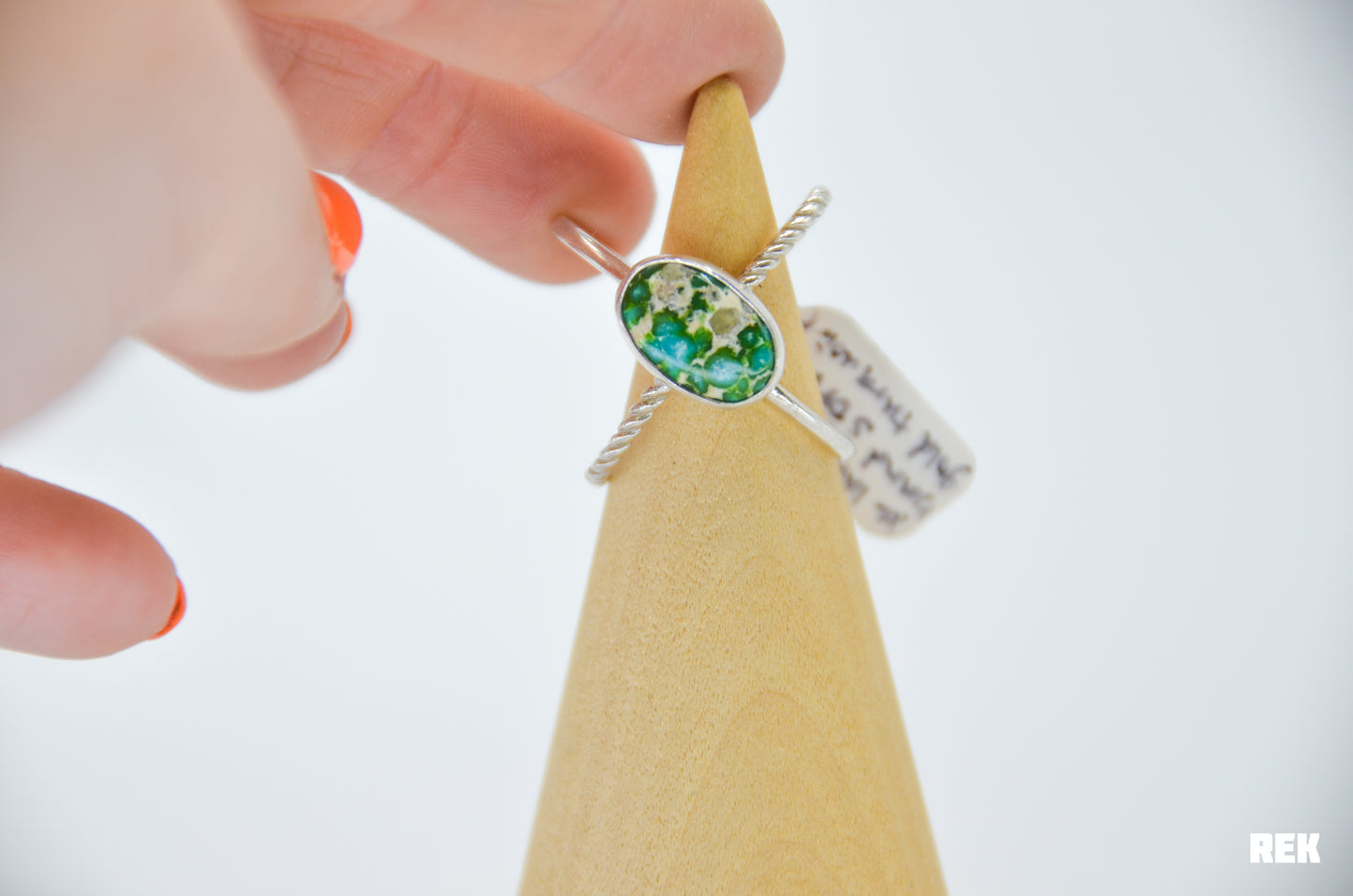 Large X band Sonoran gold turquoise size 7