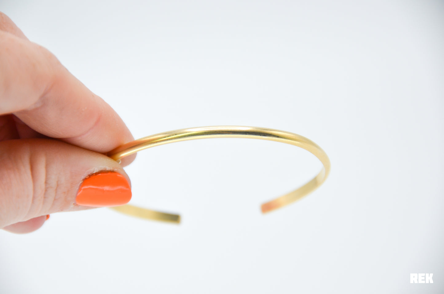 Gold Fill half round wire cuff