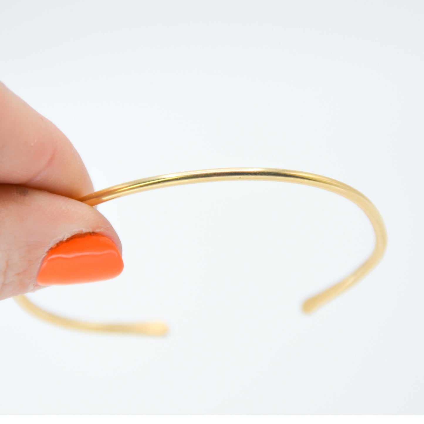 Gold Fill round wire cuff bracelet