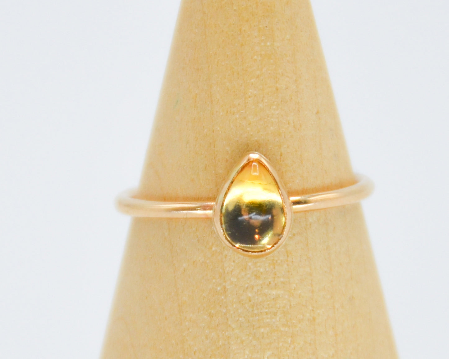 Gold Fill Citrine Size 6.25