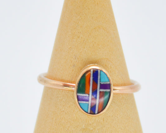 Gold Fill Peru Inlay Size 7.25