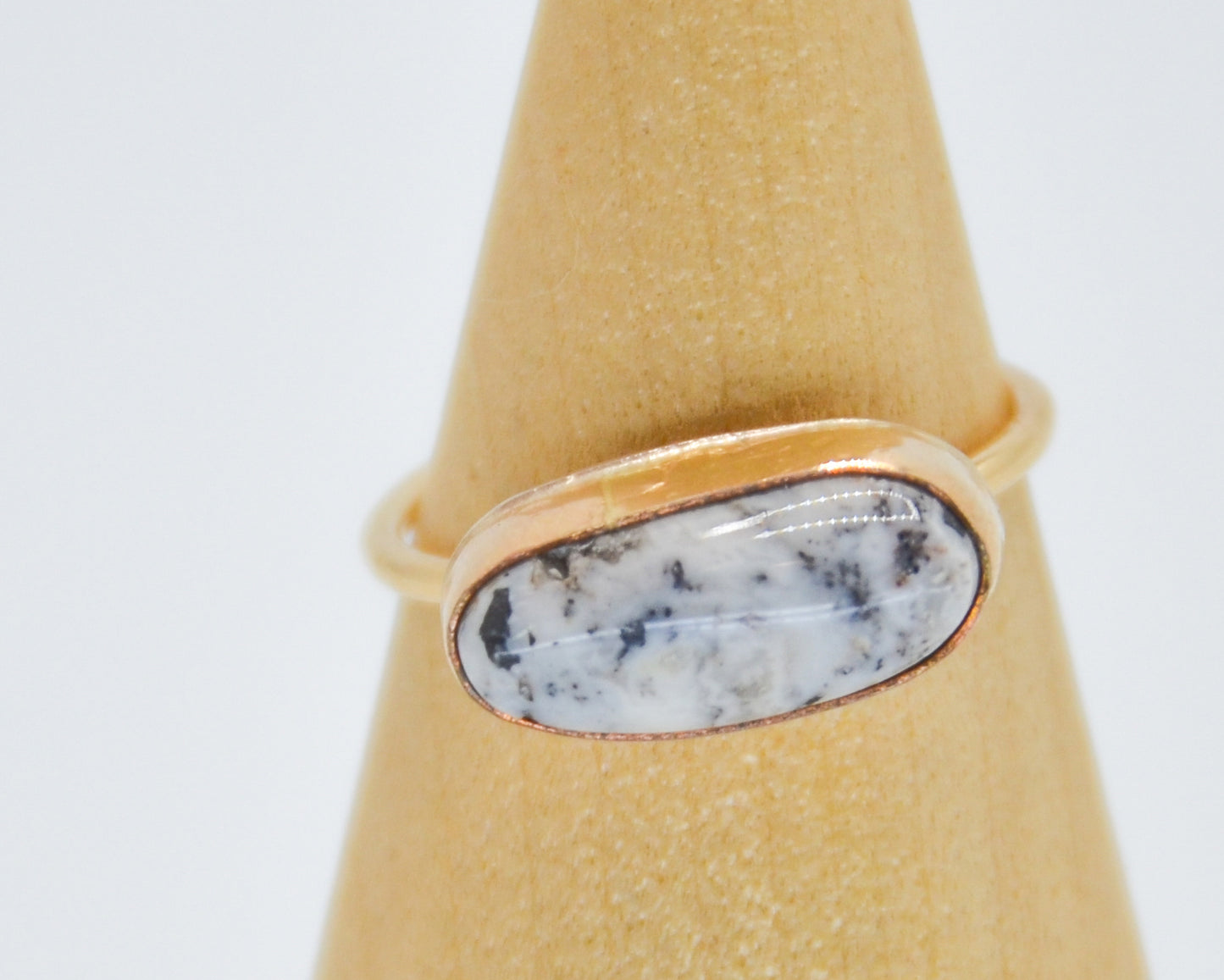 Gold Fill White Buffalo Size 6.25