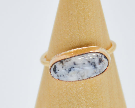 Gold Fill White Buffalo Size 6.25