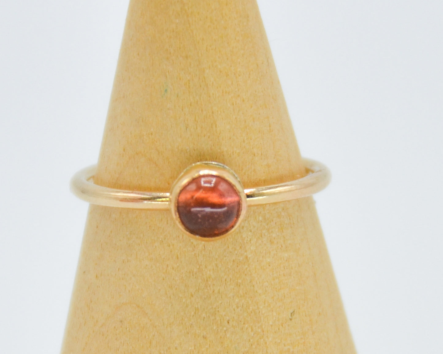 Gold Fill Pink Tourmaline size 7