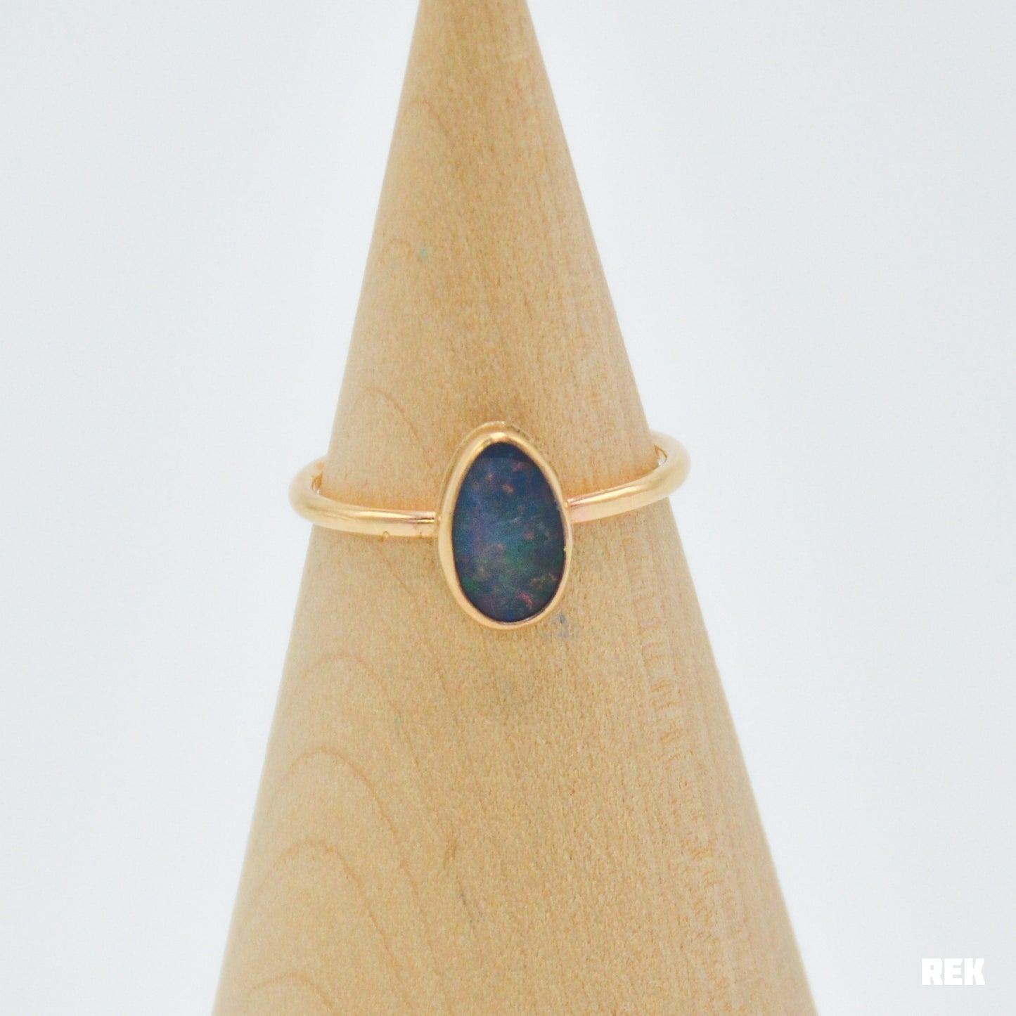 Gold fill Australian Opal size 9.5