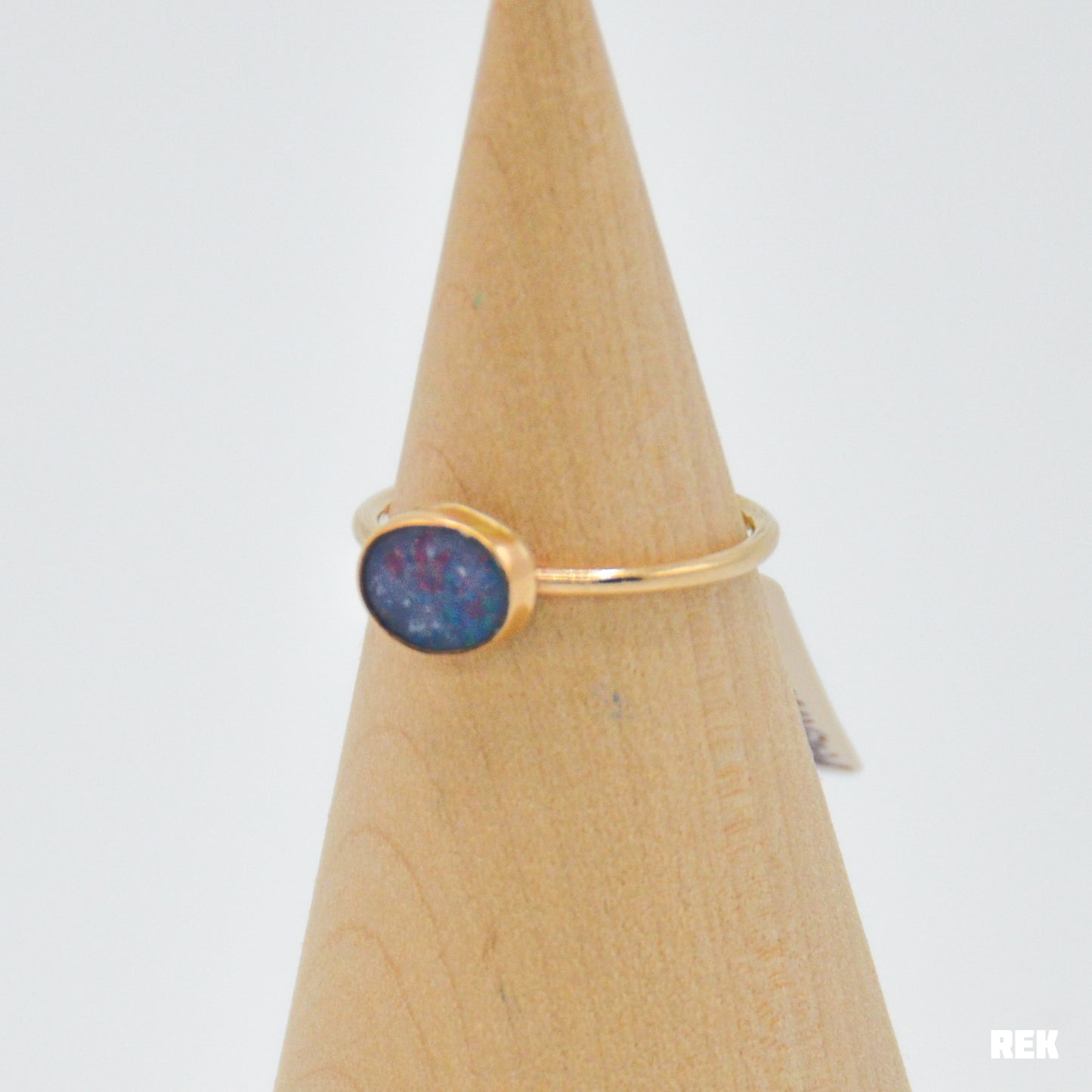 Gold fill Australian opal size 9