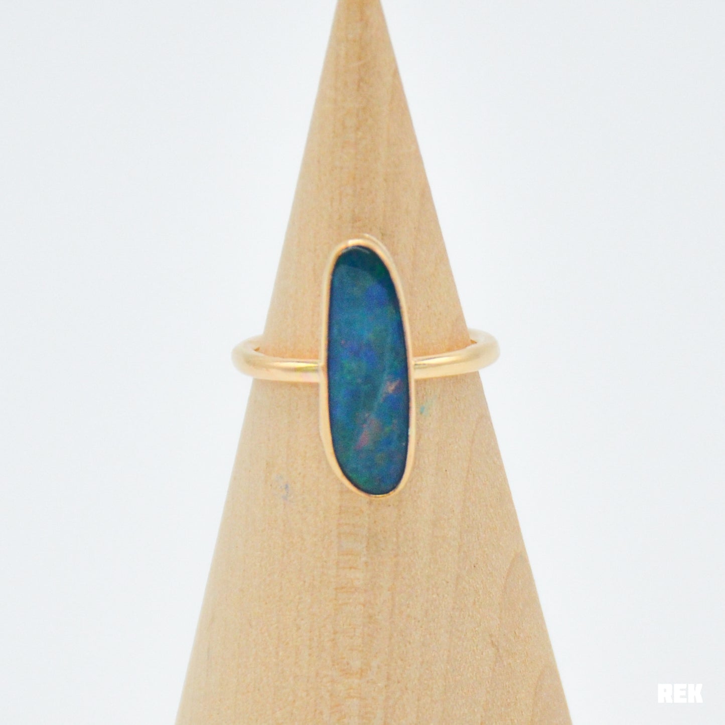 Gold fill Australian opal size 7.5