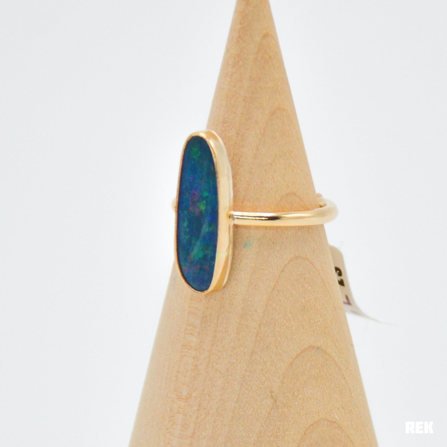 Gold fill Australian opal size 7.5