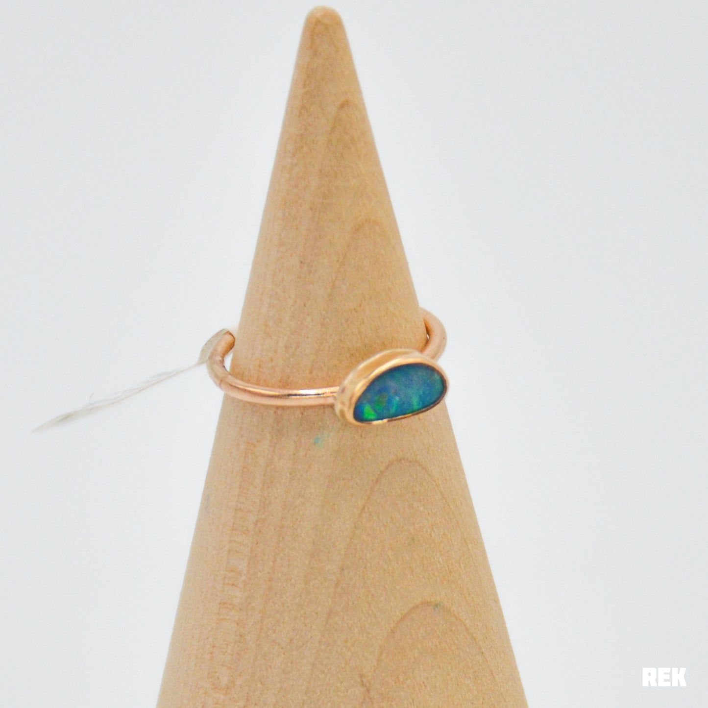 Gold fill Australian opal size 6
