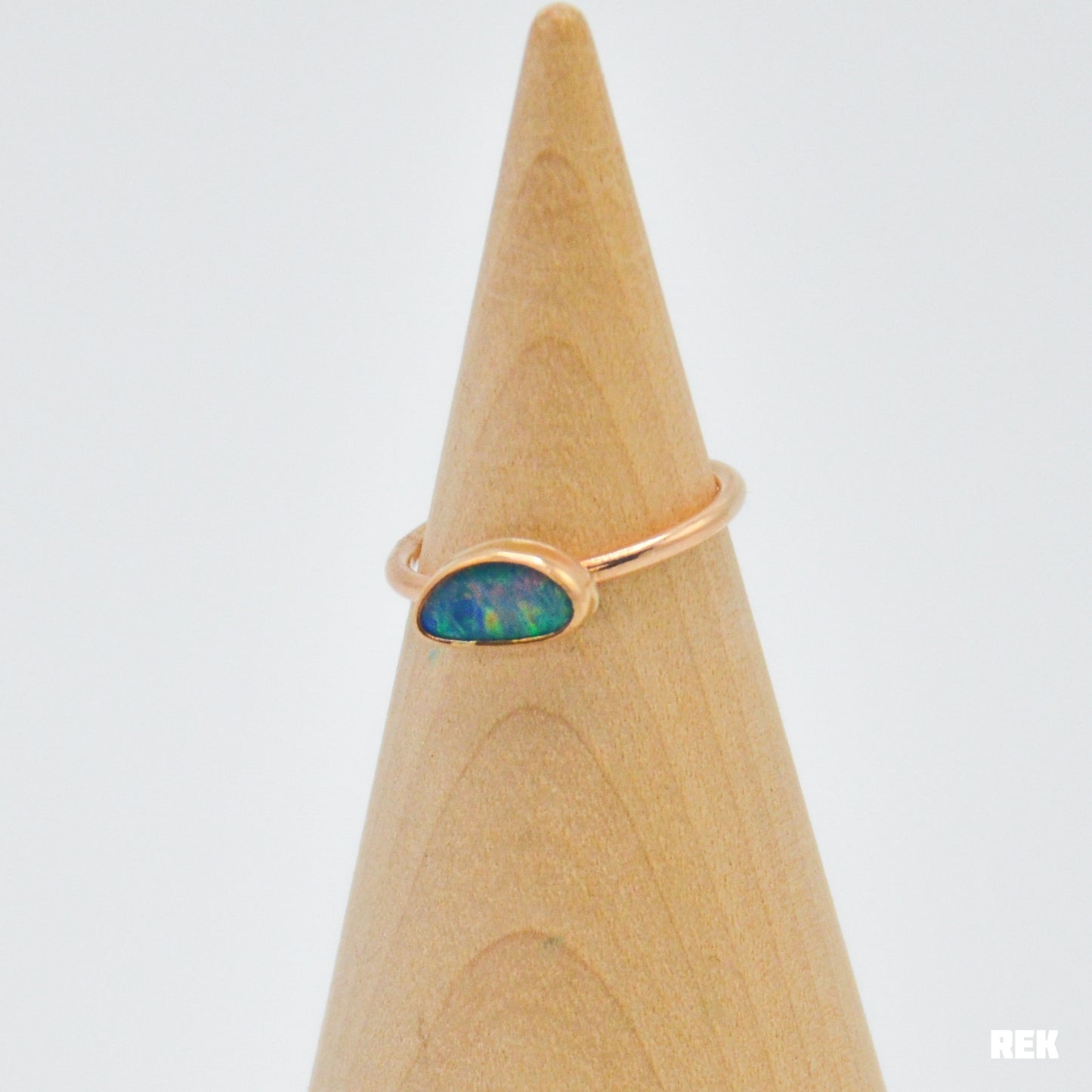 Gold fill Australian opal size 6