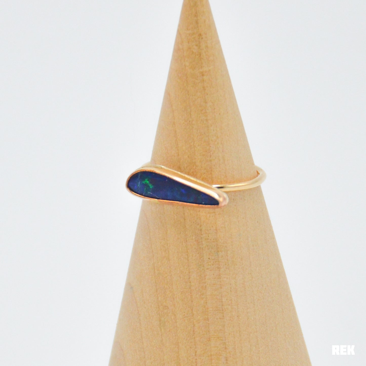 Gold fill Australian opal size 7.5