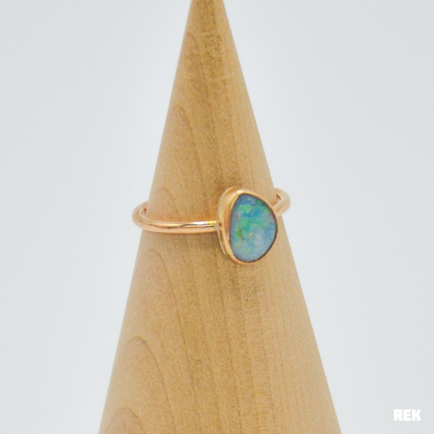 Gold fill Australian opal size 7.75