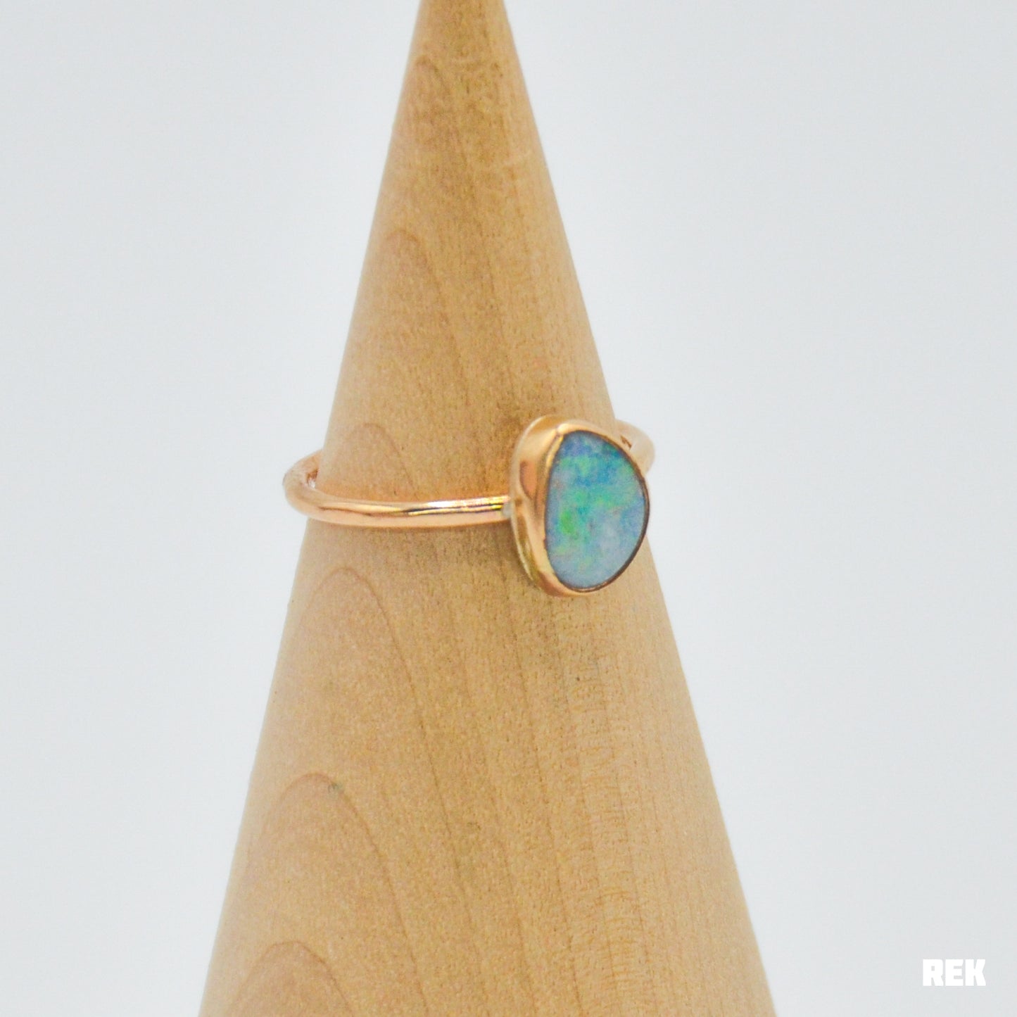 Gold fill Australian opal size 7.75