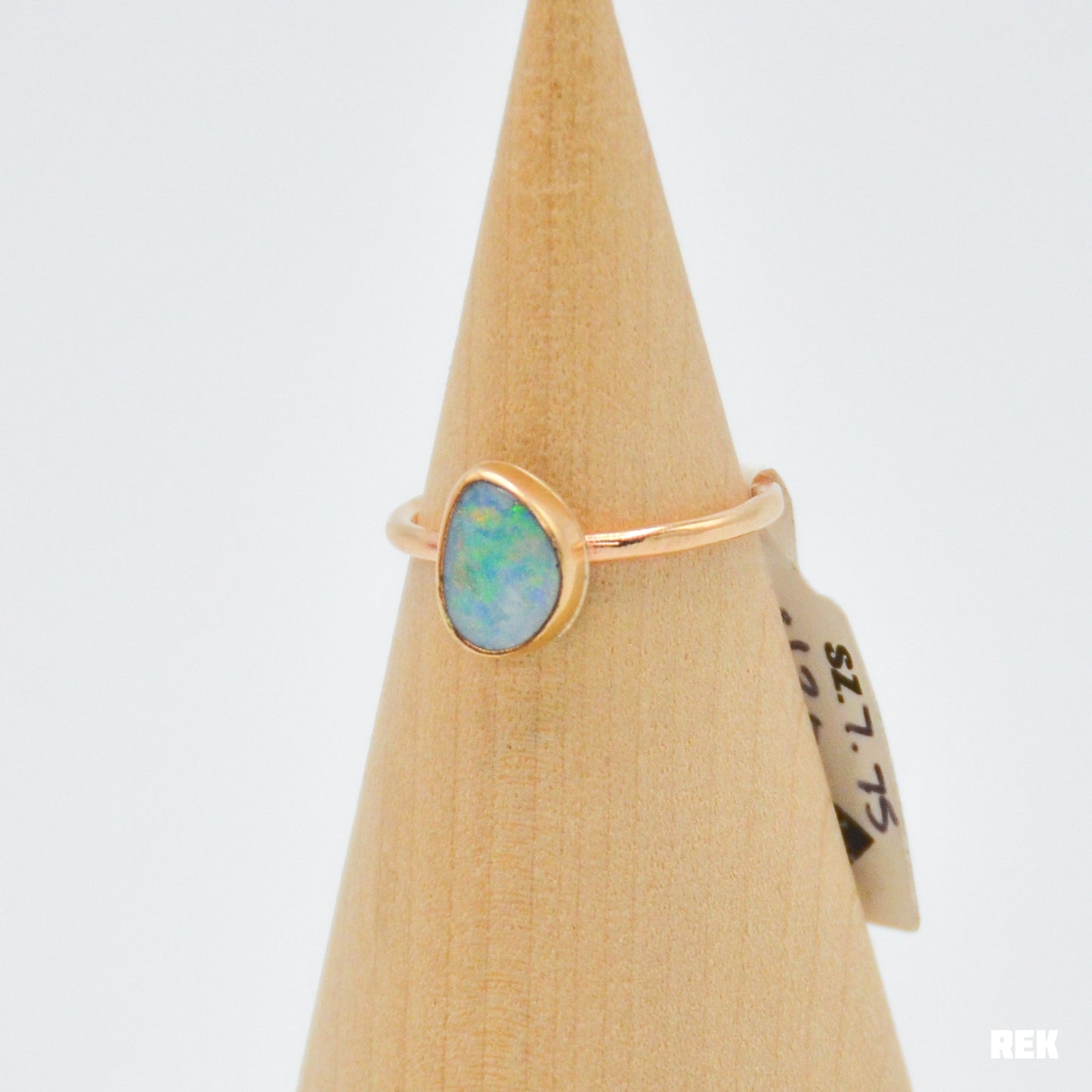 Gold fill Australian opal size 7.75