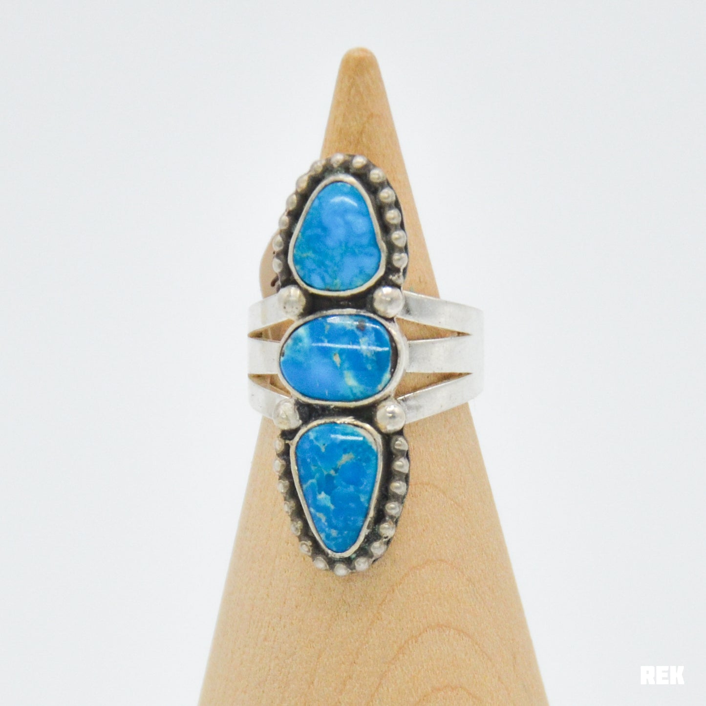 Triple Blue ridge turquoise Size 6.75