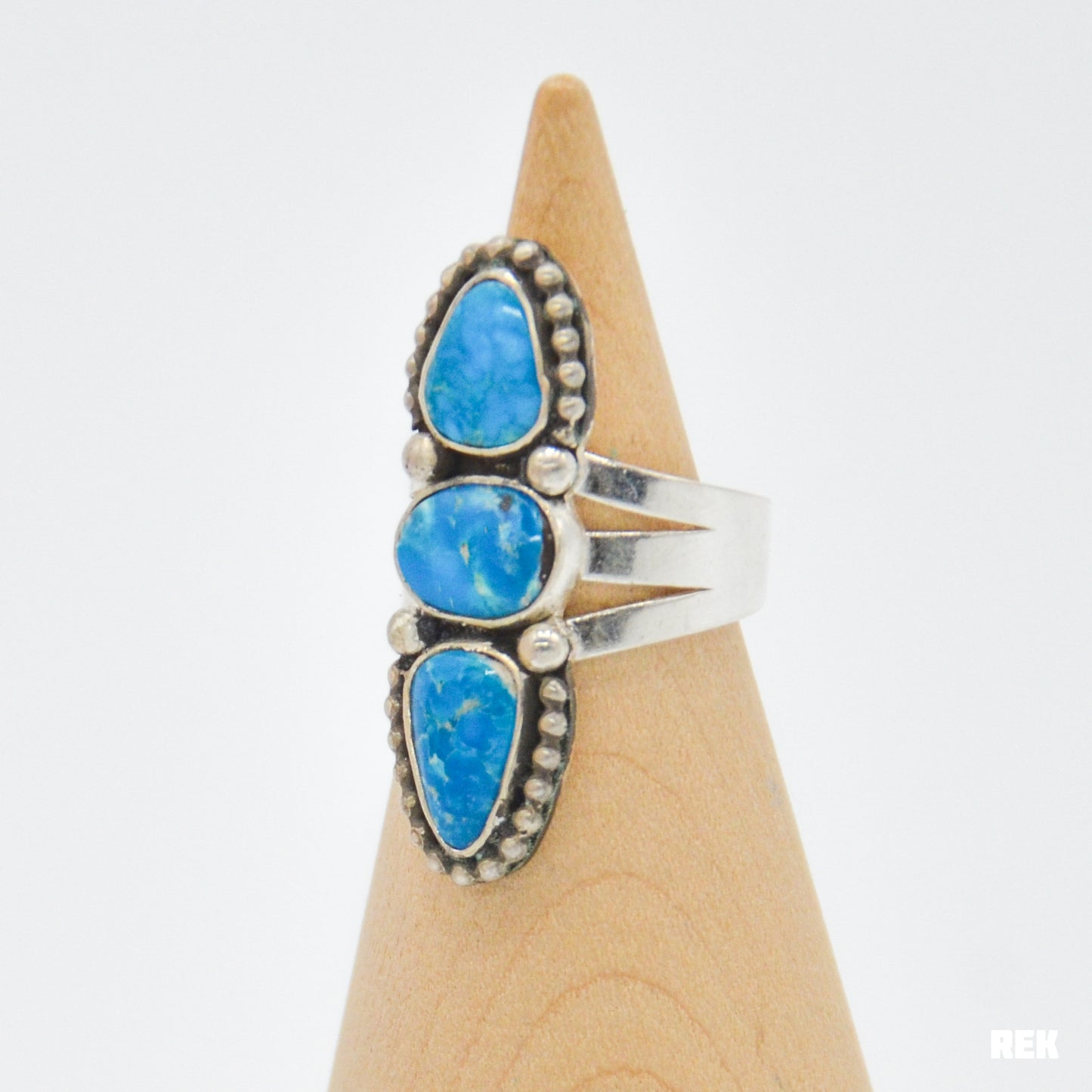 Triple Blue ridge turquoise Size 6.75