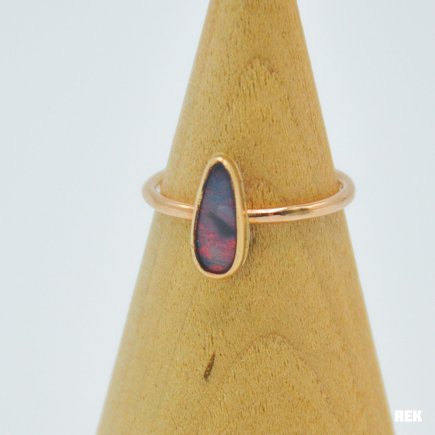 Gold fill Australian opal size 7.25