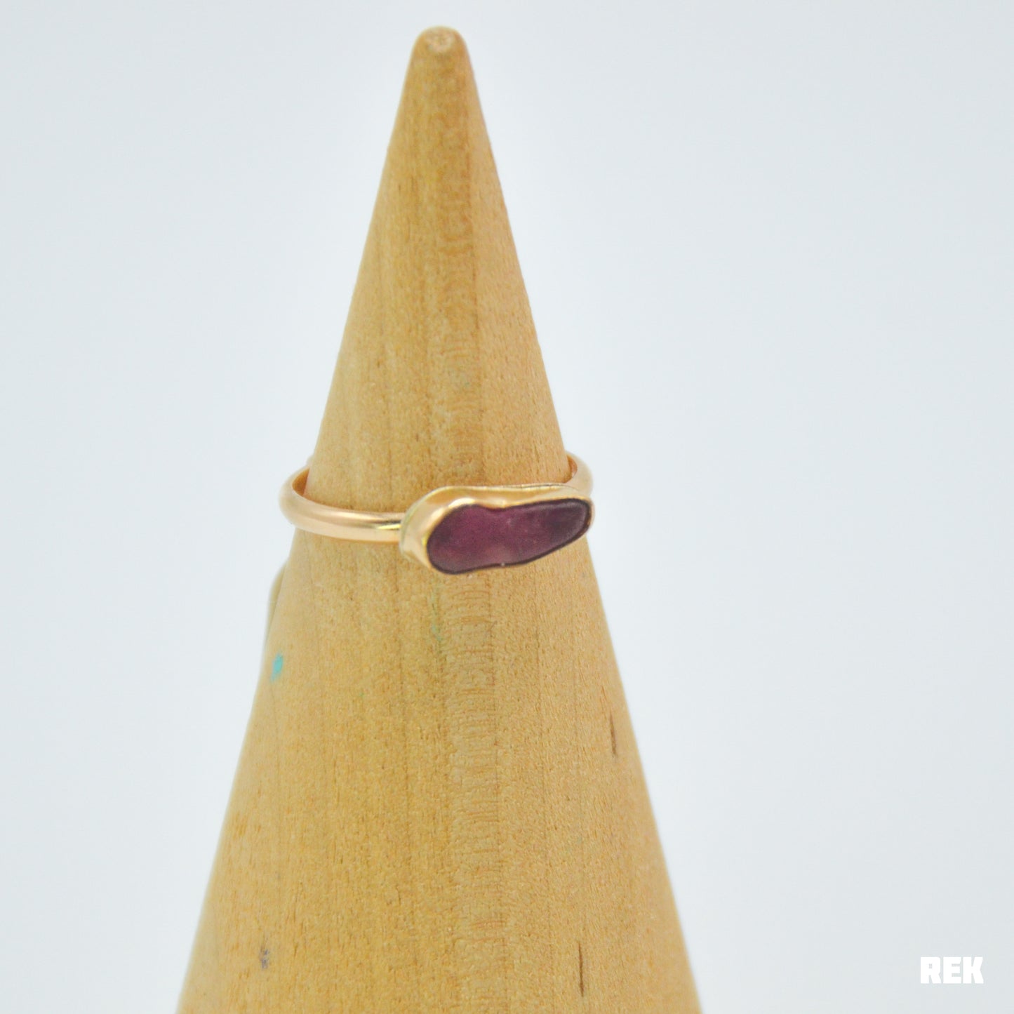 Gold fill grape sea glass size 7.25
