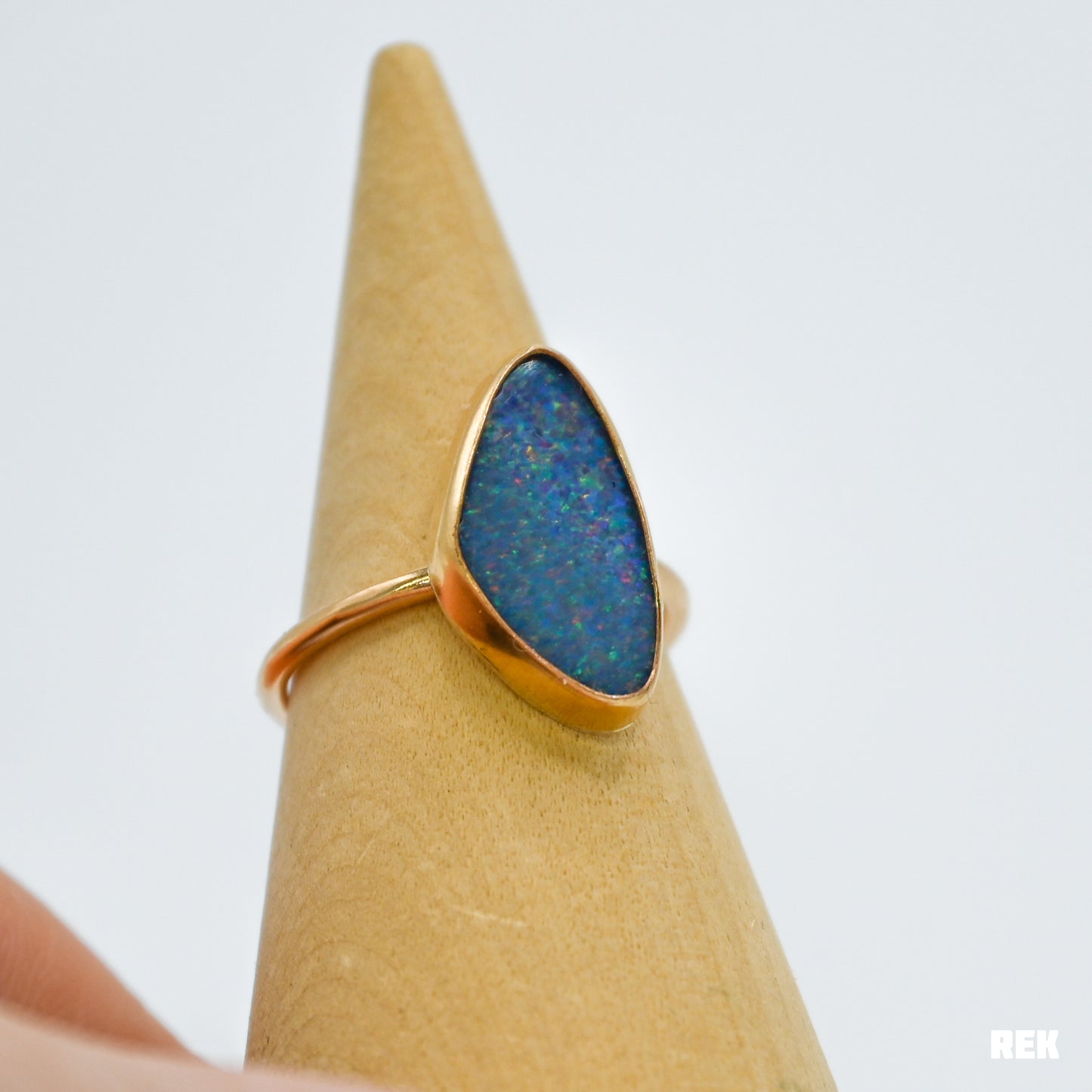 Gold fill xl Australian opal size 8.25