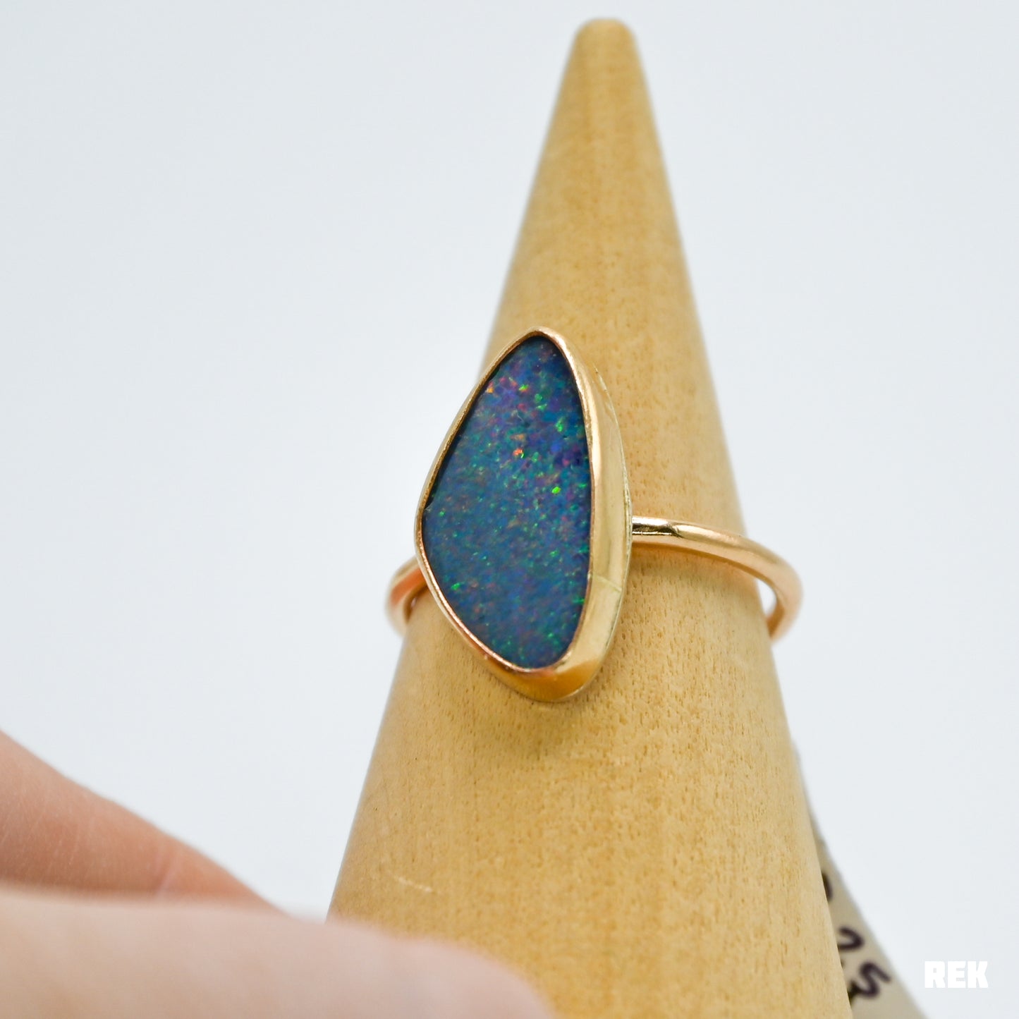 Gold fill xl Australian opal size 8.25