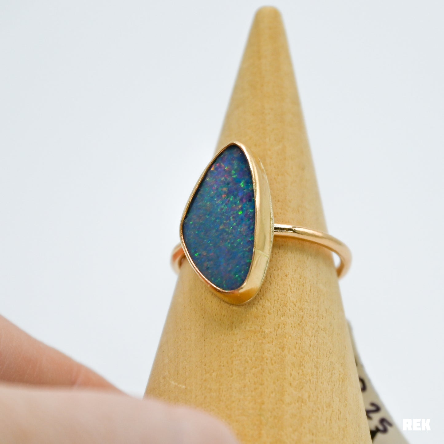 Gold fill xl Australian opal size 8.25
