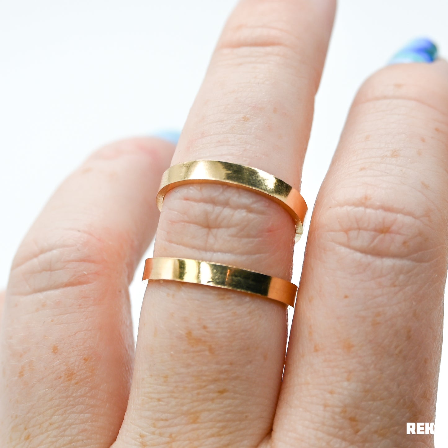 Gold fill 3x1mm stacker rectangle