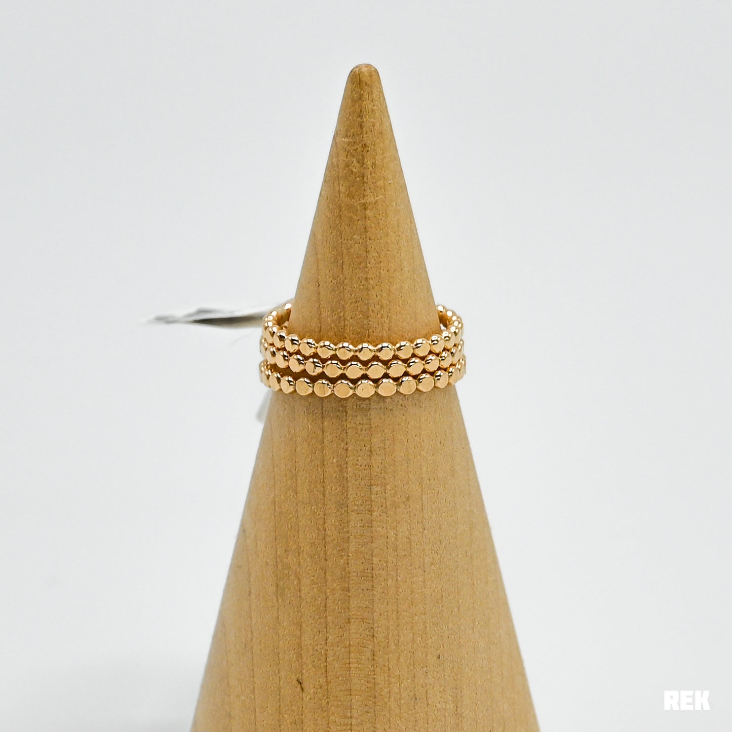 Gold fill 1.9 flattened bead stacker