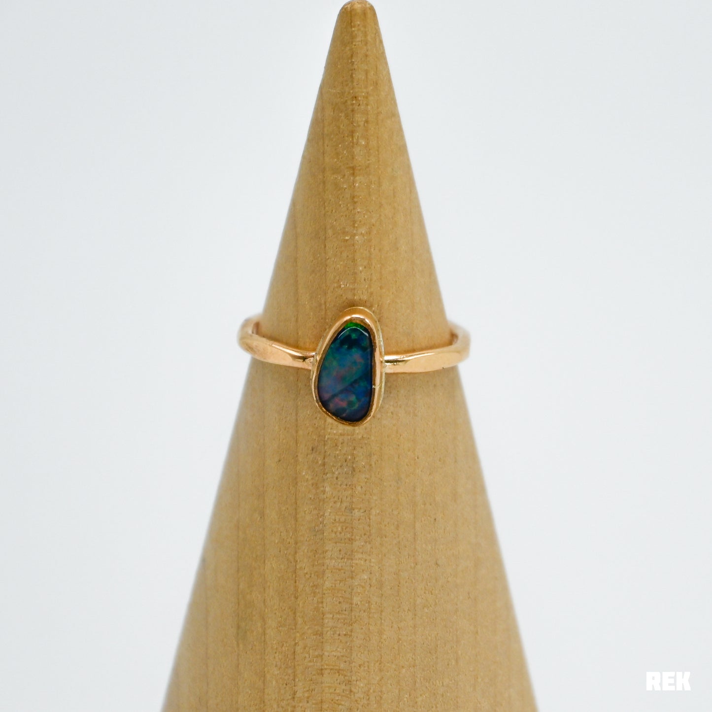 Gold fill Australian opal size 6.25