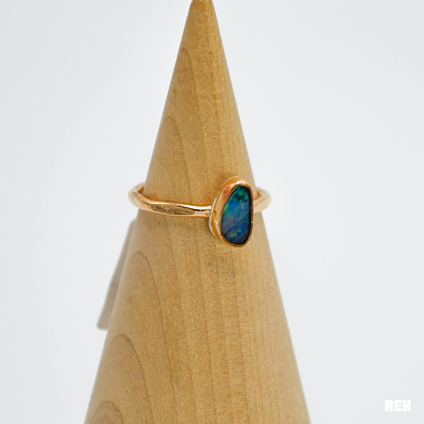 Gold fill Australian opal size 6.25