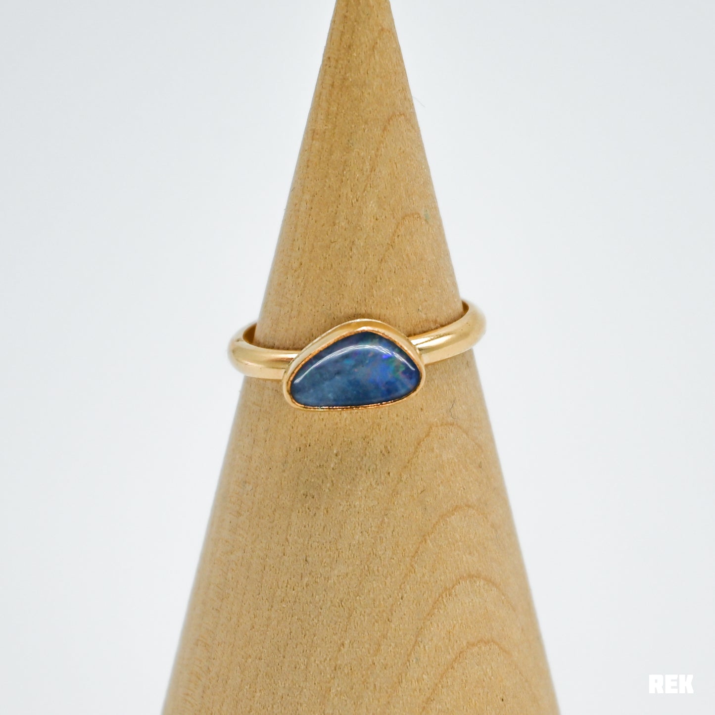 Gold fill Australian opal size 7.5