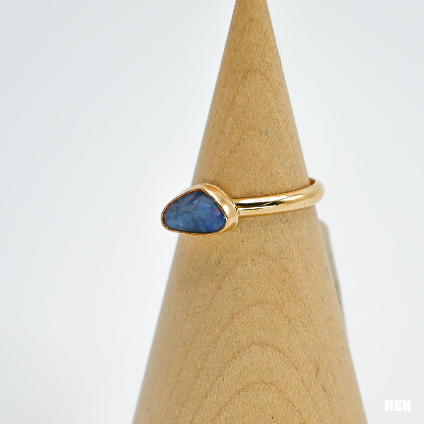 Gold fill Australian opal size 7.5