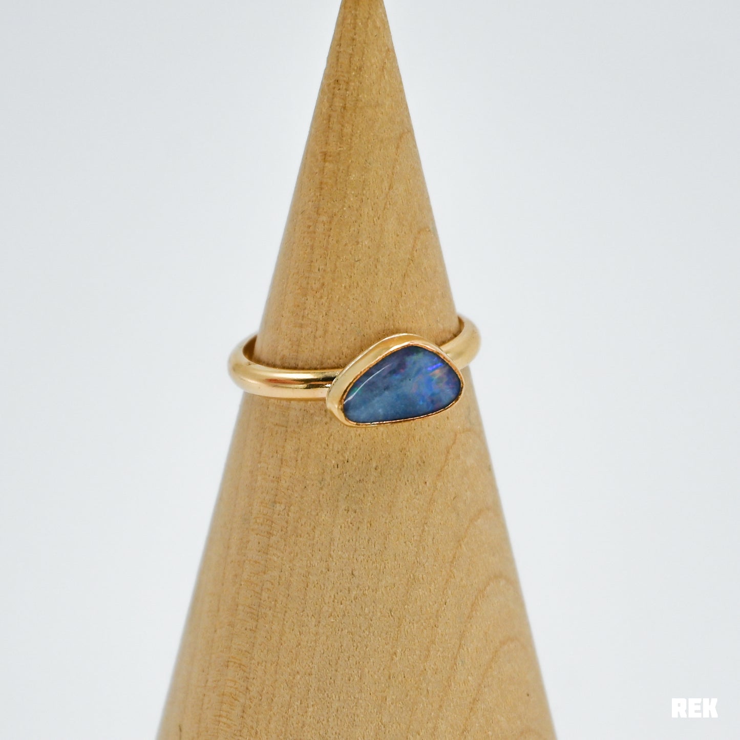 Gold fill Australian opal size 7.5