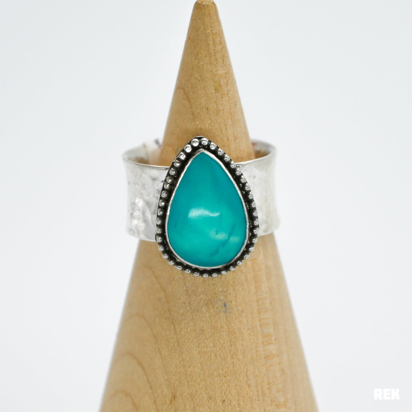 Pear amazonite bead around size 7