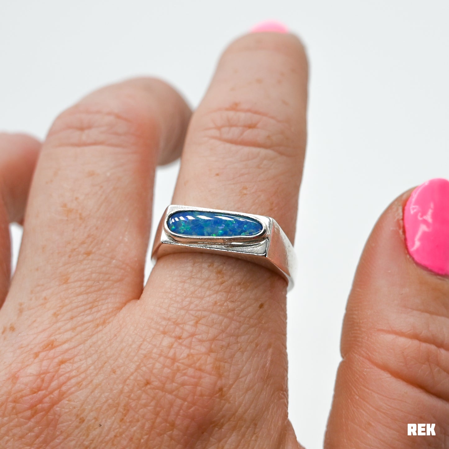 Signet Australian opal size 9.75