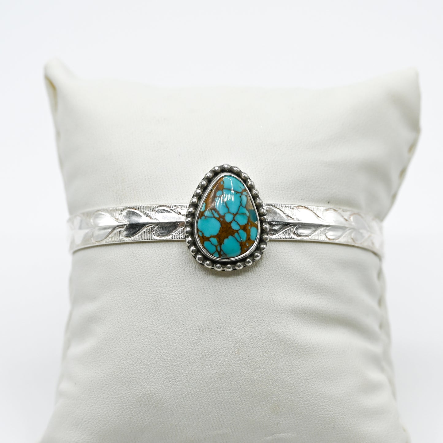 Pilot mountain turquoise with heart style cuff