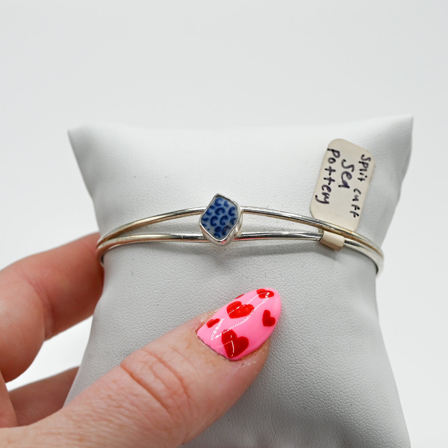 Sea pottery cuff