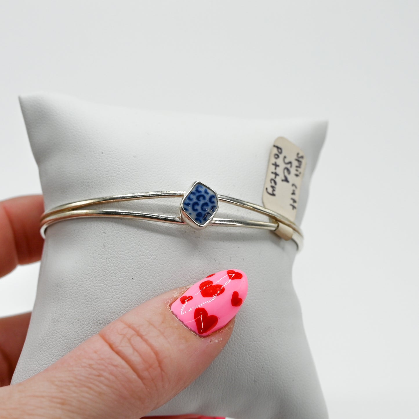 Sea pottery cuff