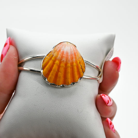 Hawaiian sunrise shell cuff