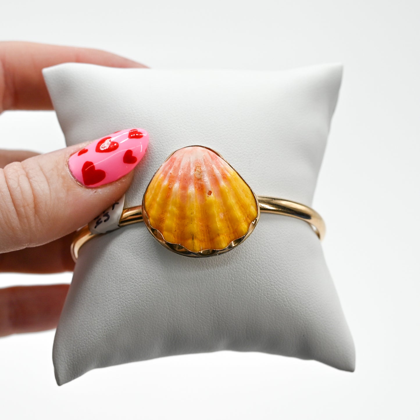 Gold fill Hawaiian sunrise shell cuff