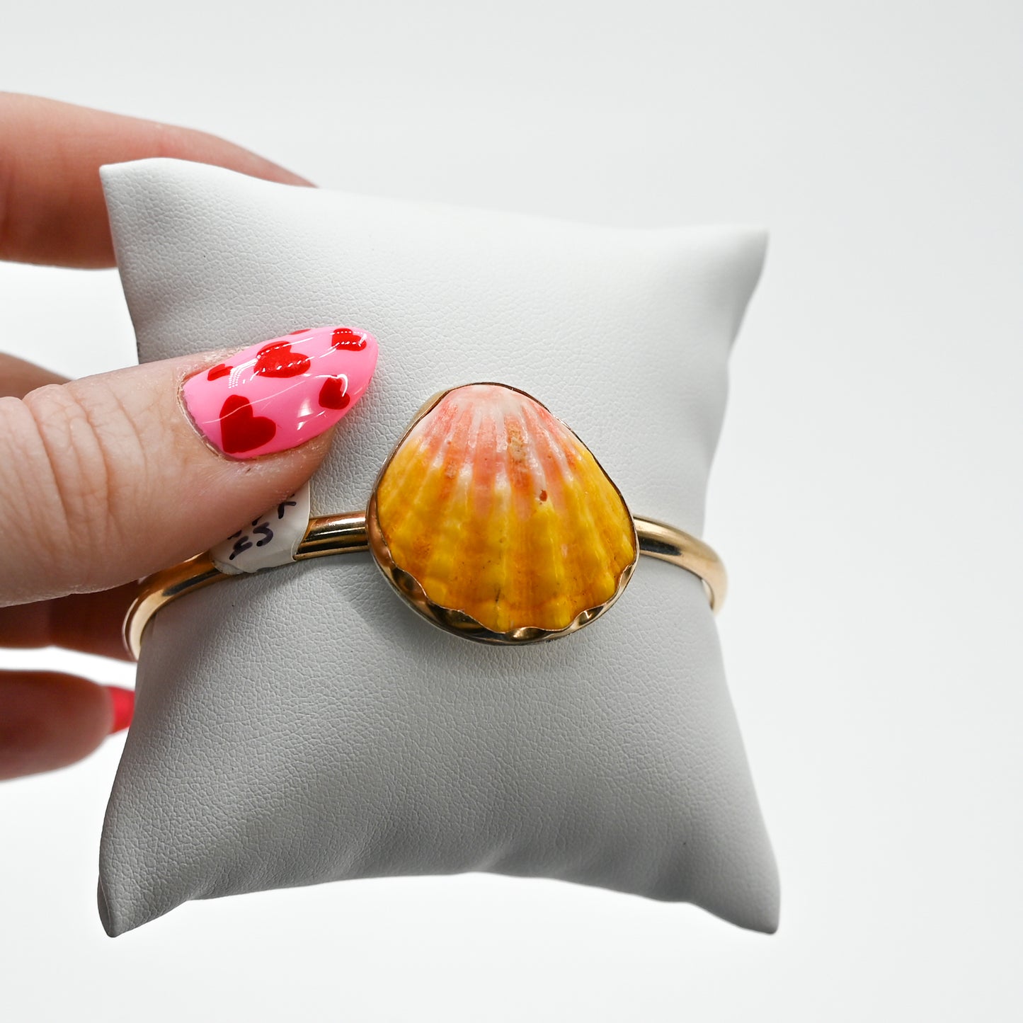 Gold fill Hawaiian sunrise shell cuff