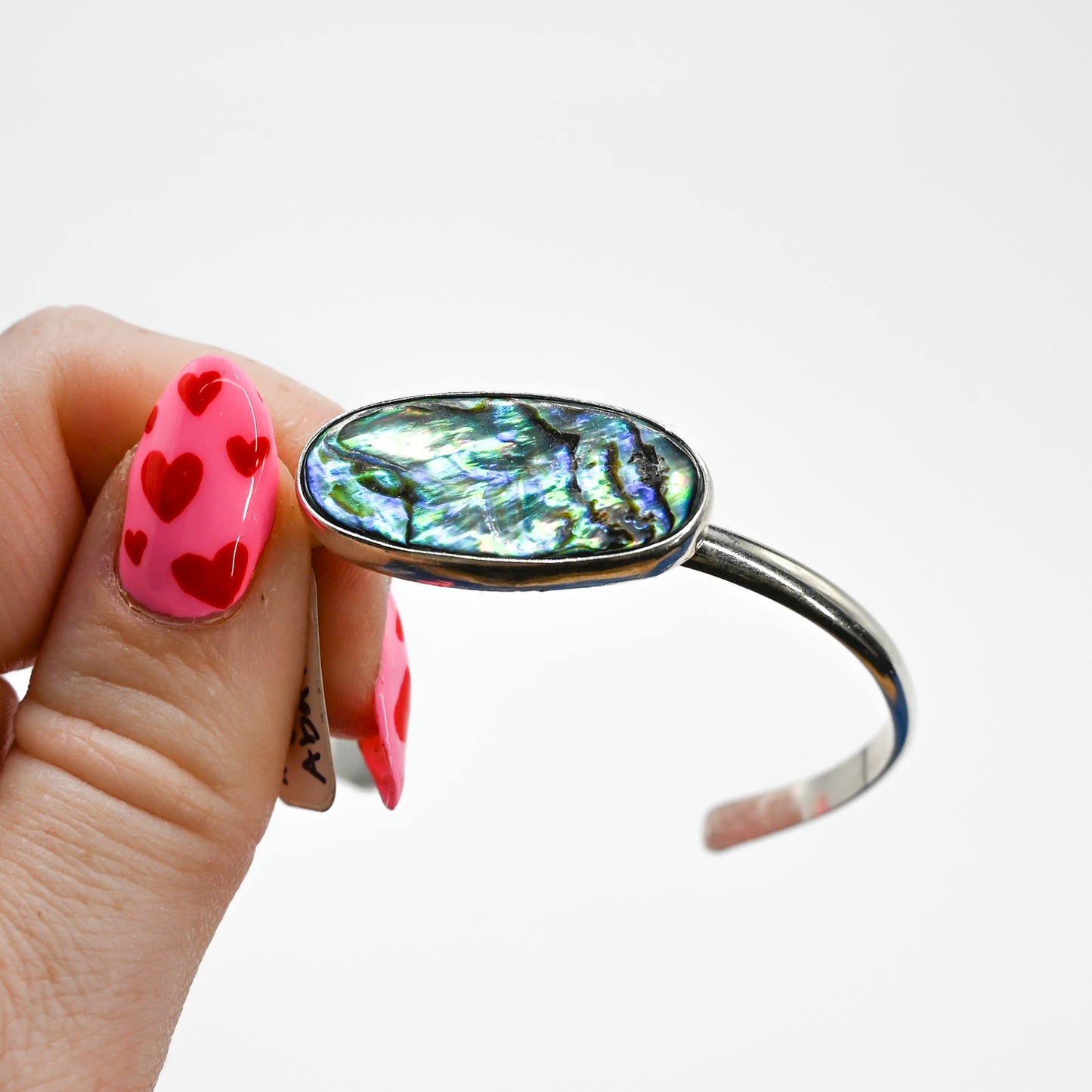 XXL horizontal abalone cuff