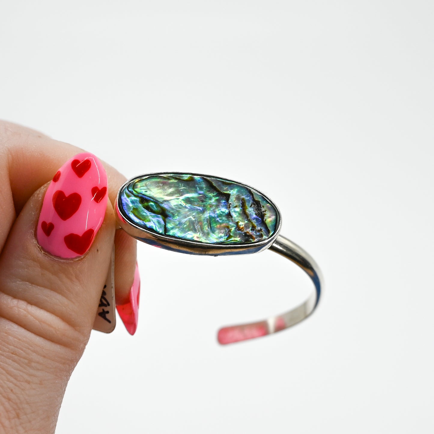 XXL horizontal abalone cuff