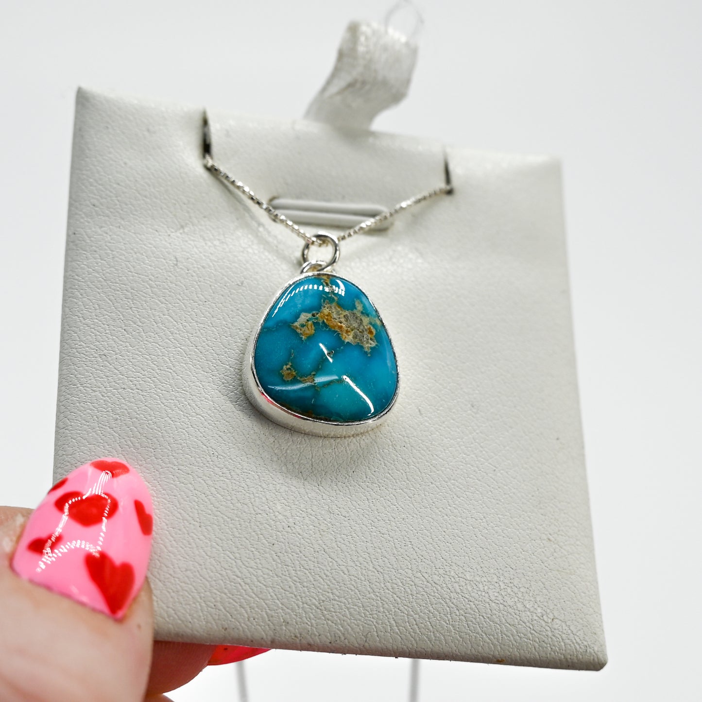 XL Kingman turquoise necklace