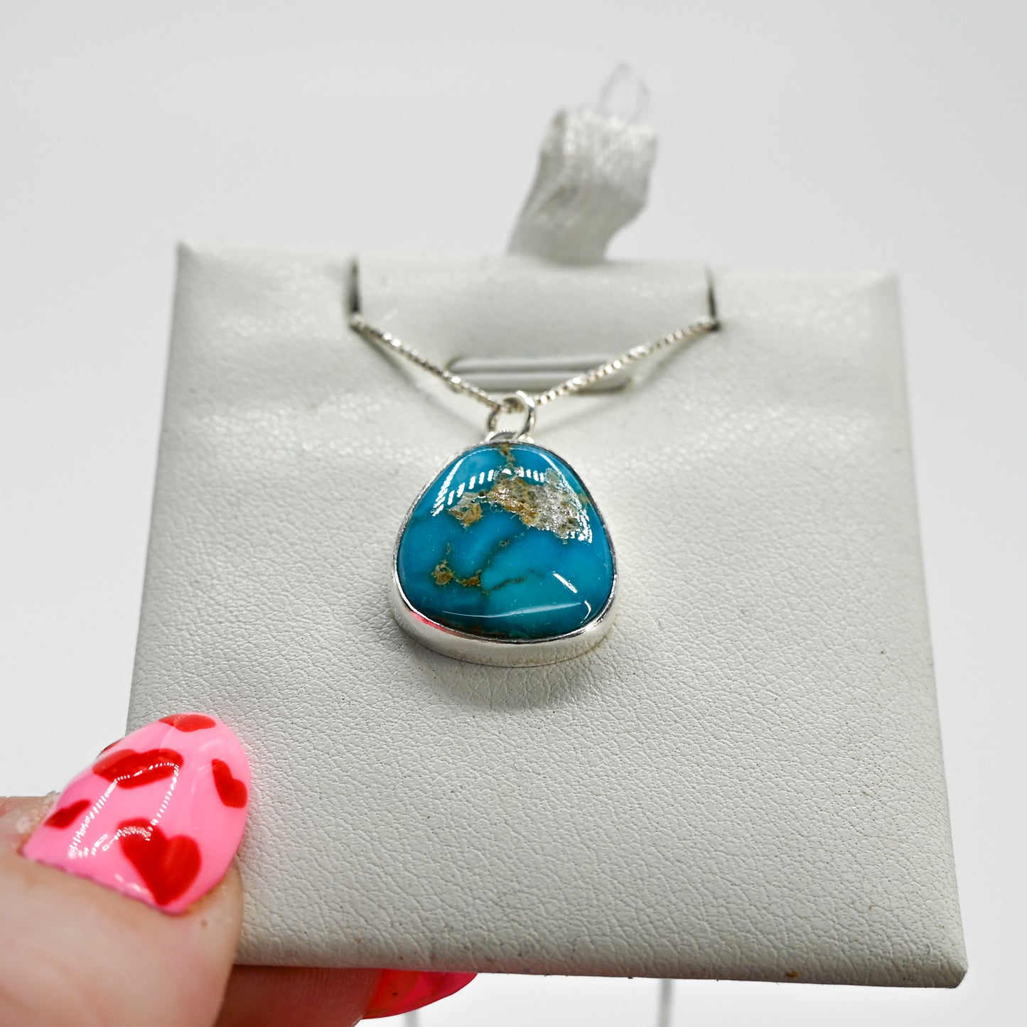 XL Kingman turquoise necklace