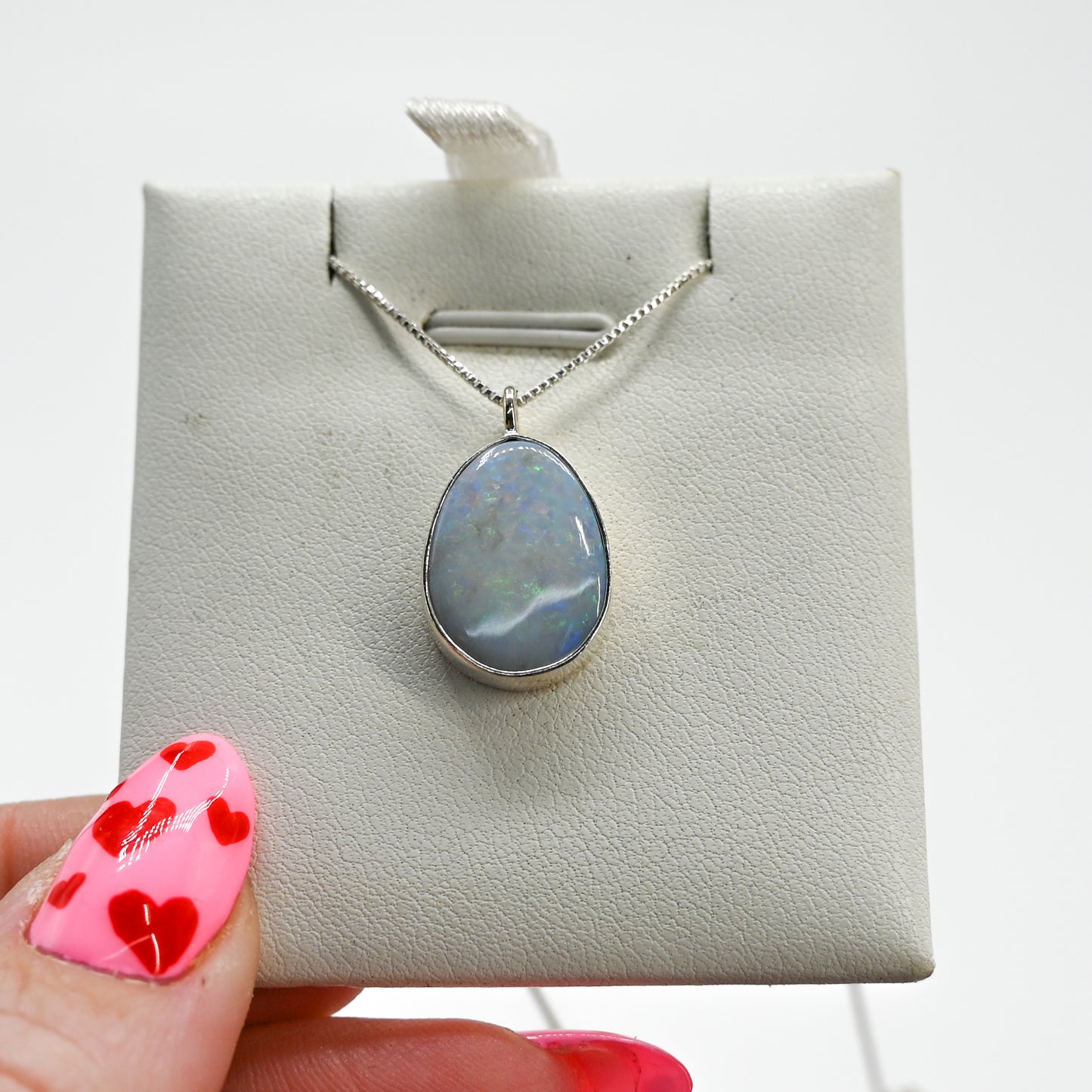 Australian opal necklace